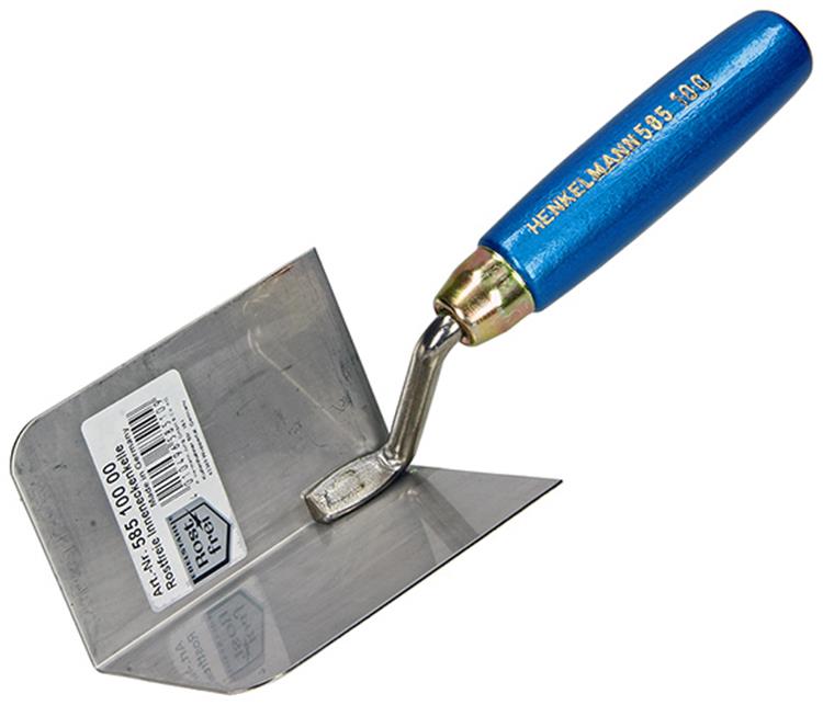 Jung 1011018 - skarp indvendig hjørnespartel rustfrit stål henk585 100mm | 3 stk