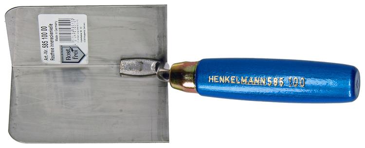 Jung 1011018 - skarp indvendig hjørnespartel rustfrit stål henk585 100mm | 3 stk