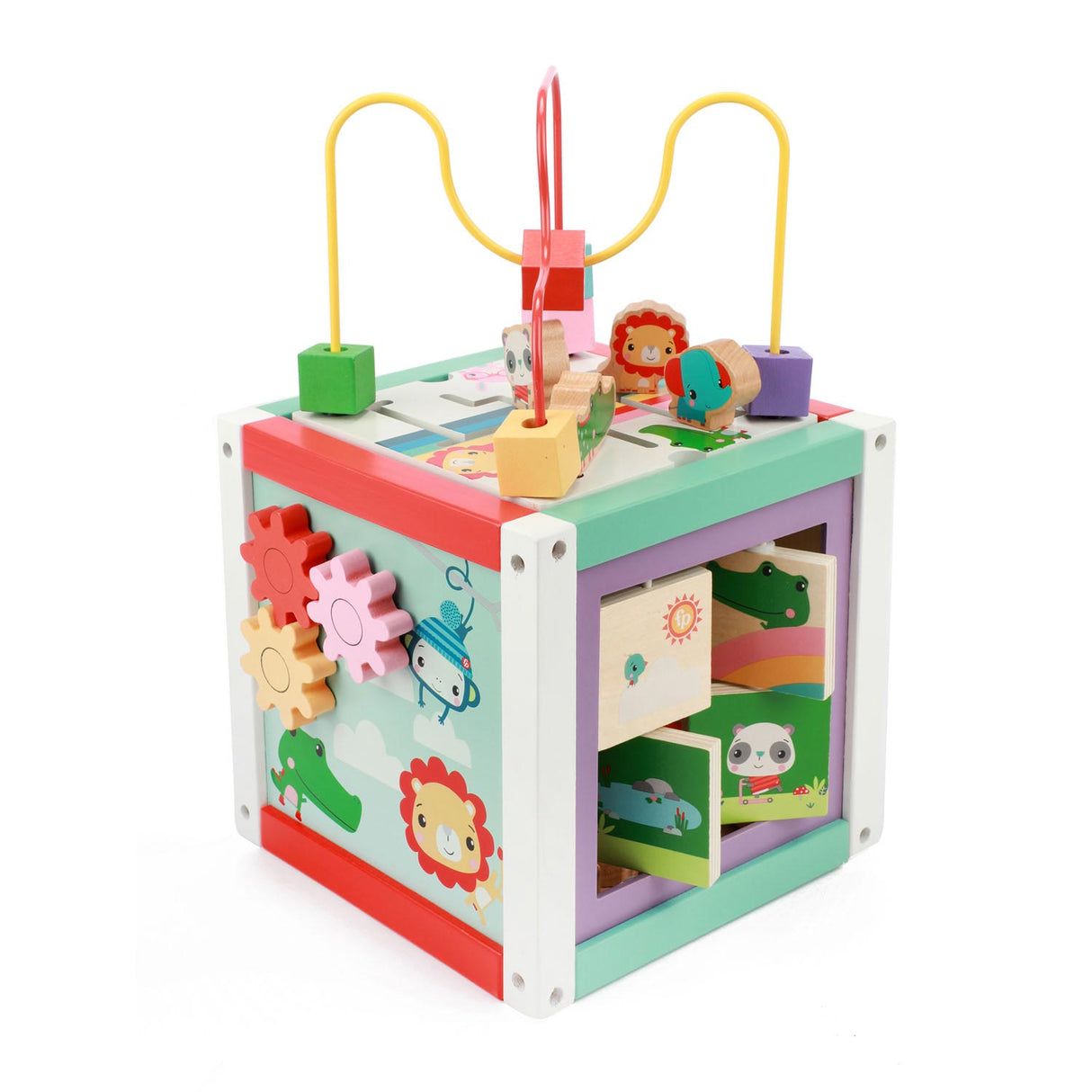 Fisher Price Activity Kubus Hout