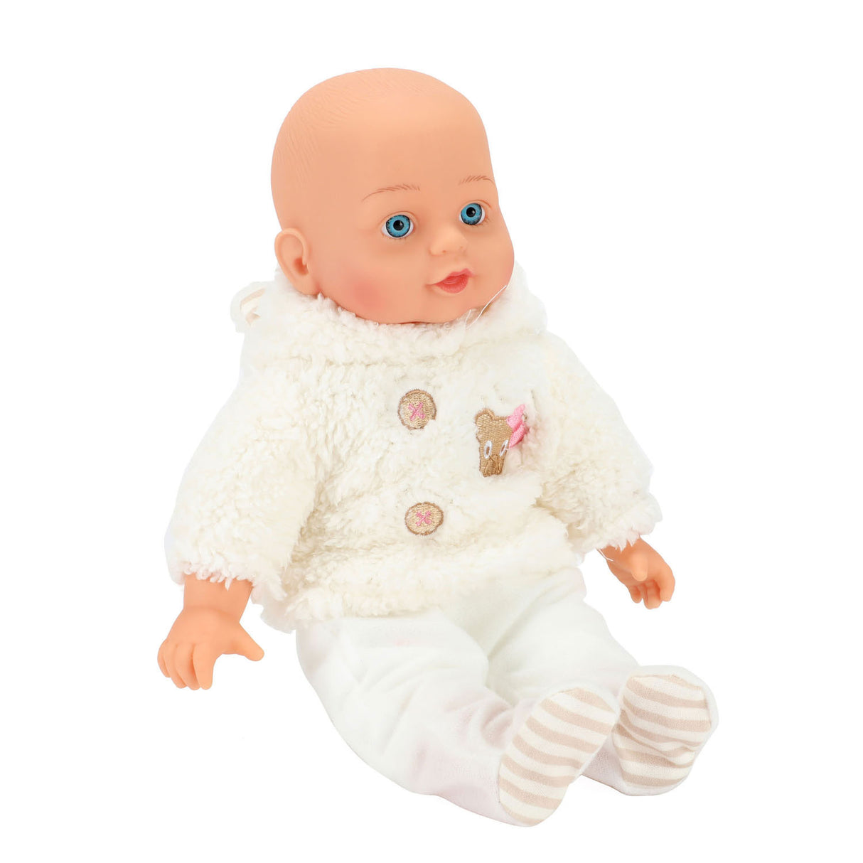 Beau baby baby dukke i dukke sæde, 33 cm