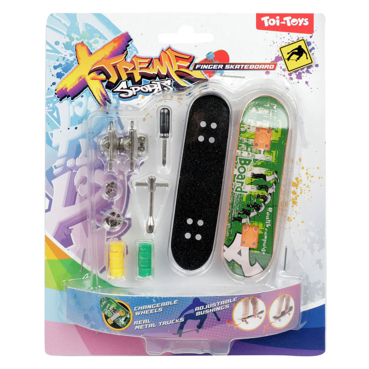 Toi-toys skate finger skateboard med ekstra hjul