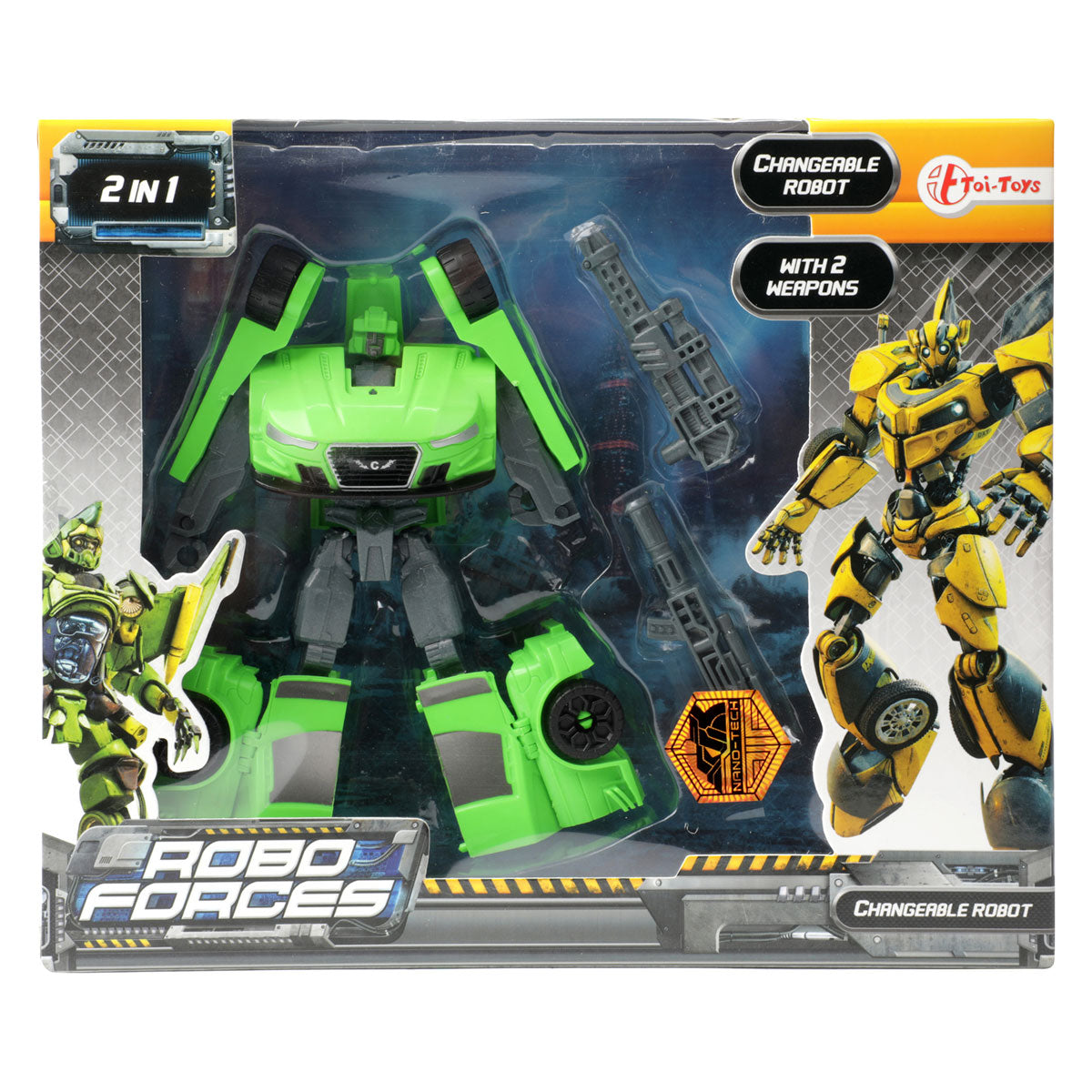 Roboforces skiftende robot sportsvogn