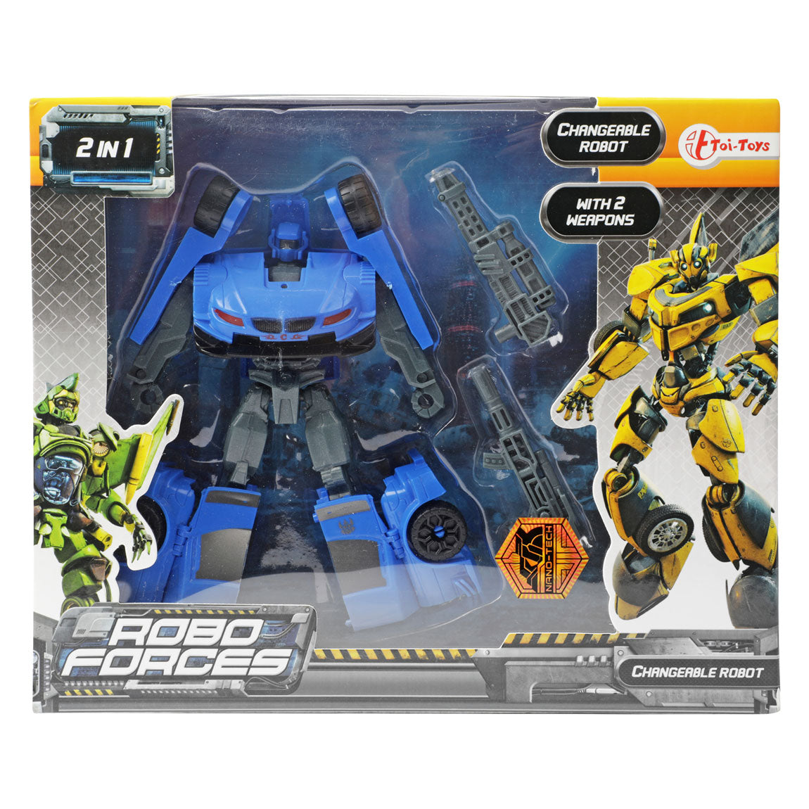 Roboforces skiftende robot sportsvogn