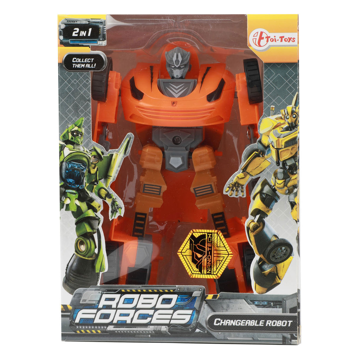 Roboforces transformerer robotlegetøjsbil - uni