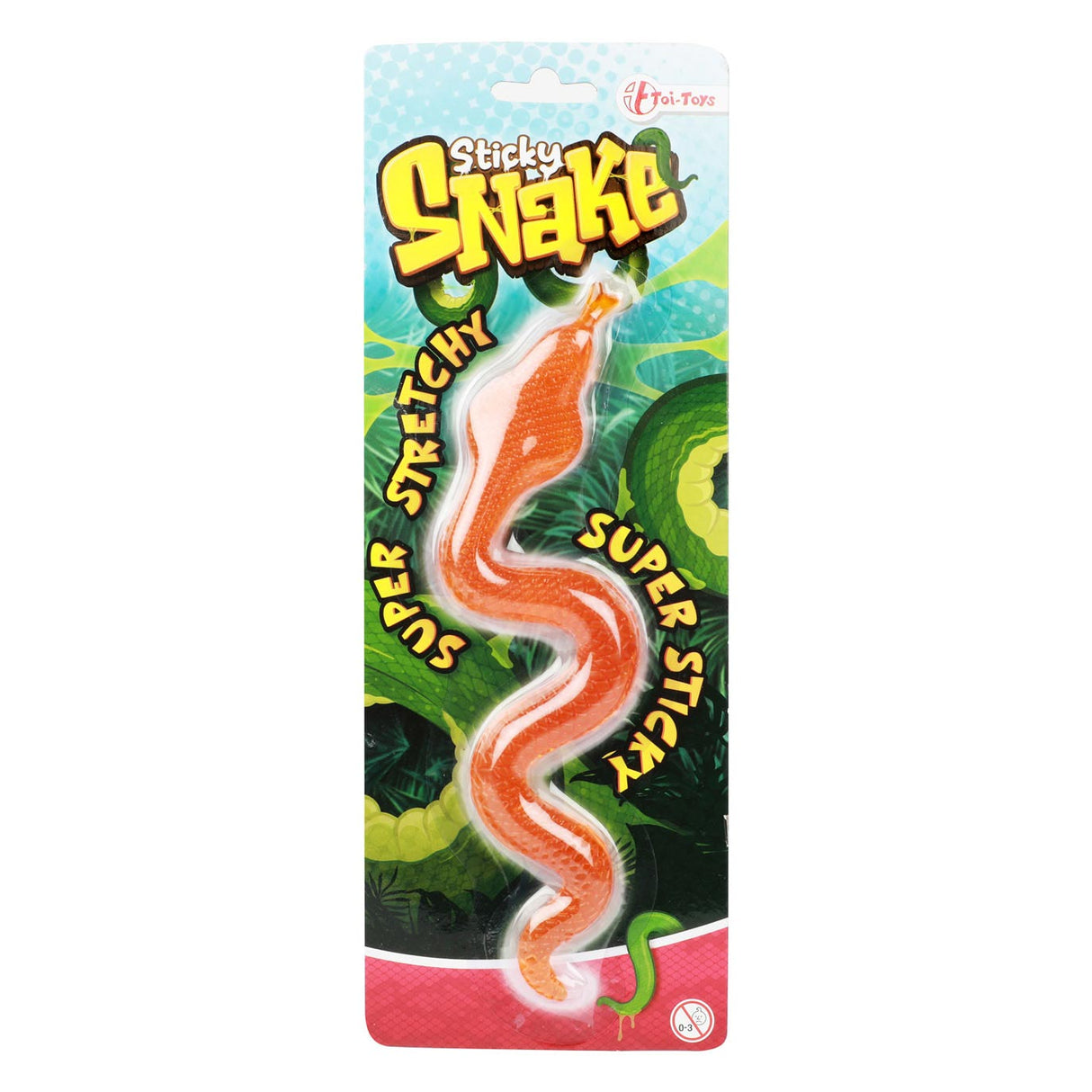 Toi-legetøj sticky cobra slange super stretchy