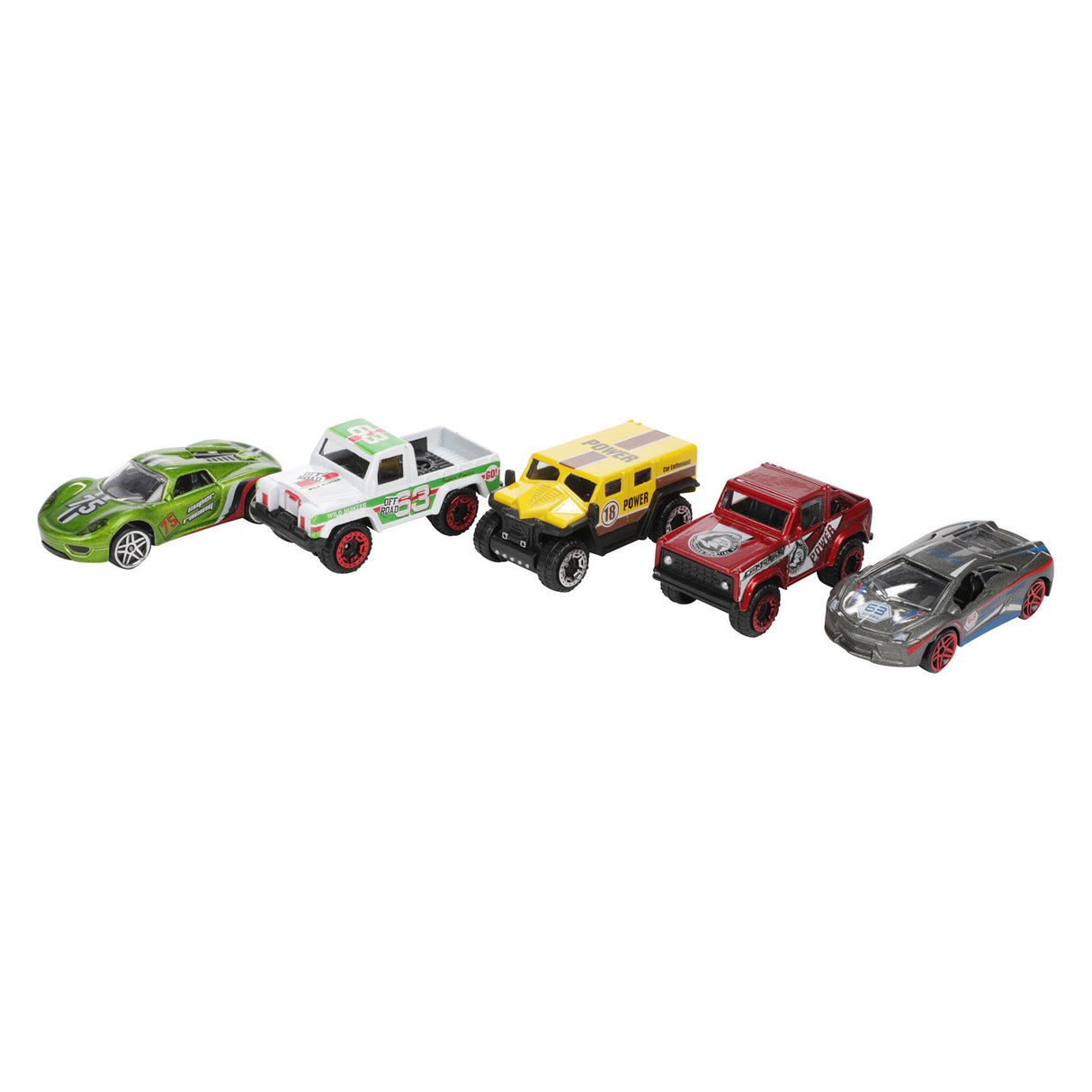 Toi-toys toi toys race rally car set 5-piece