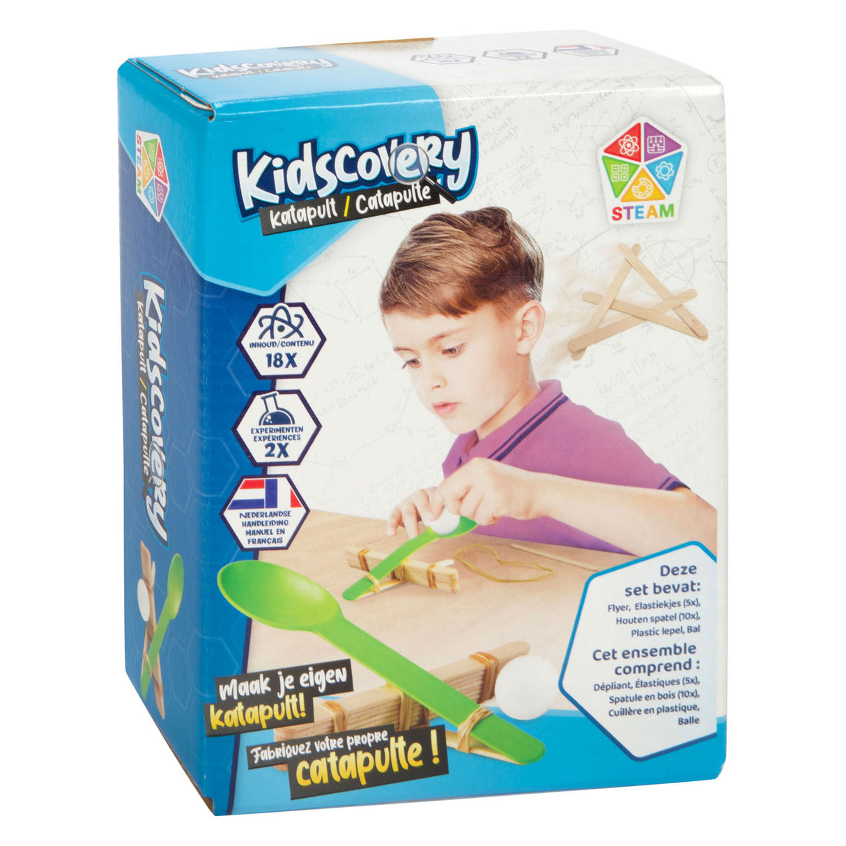 Kidscovery eksperiment - katapult sæt
