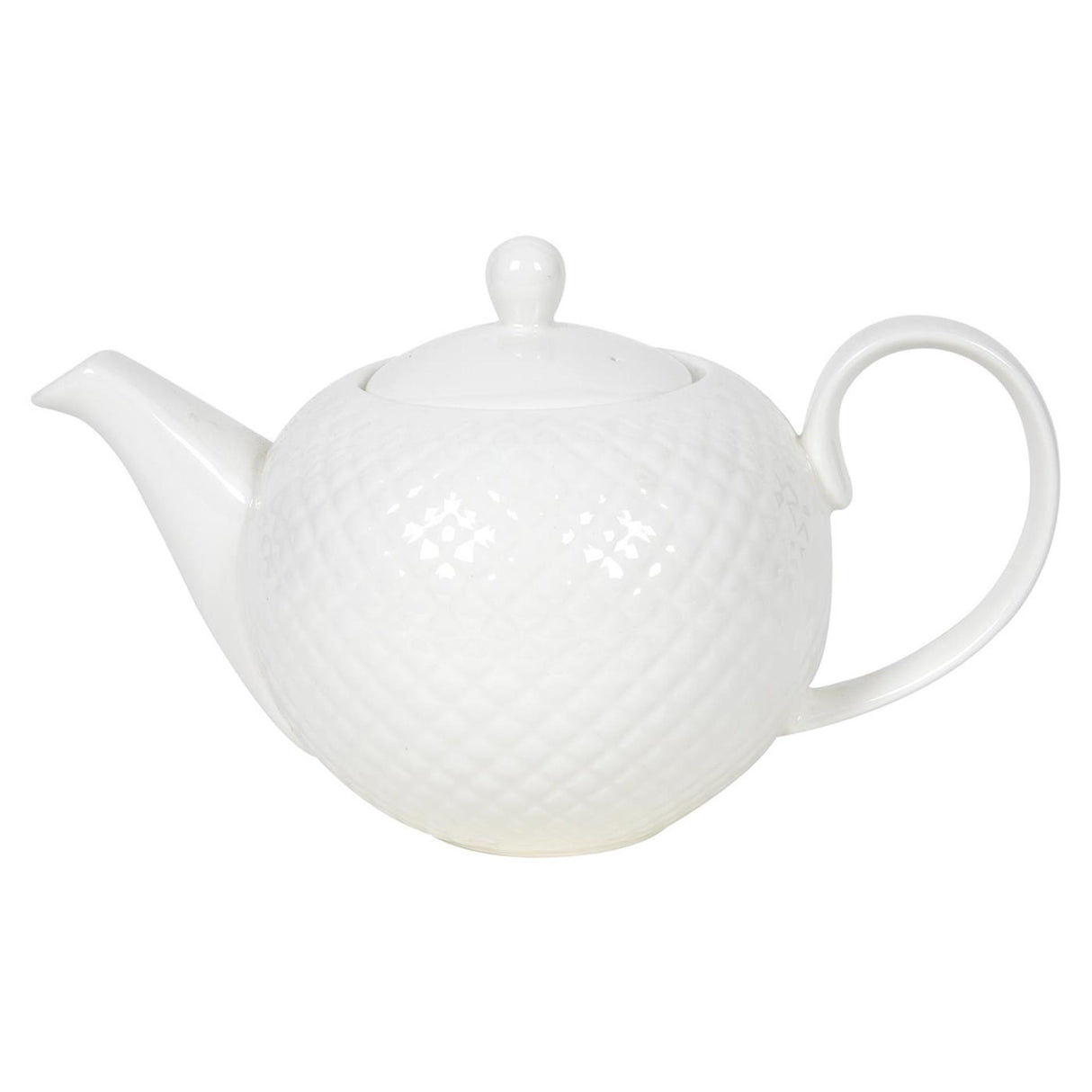 Tekande porcelæn diamant 1130ml