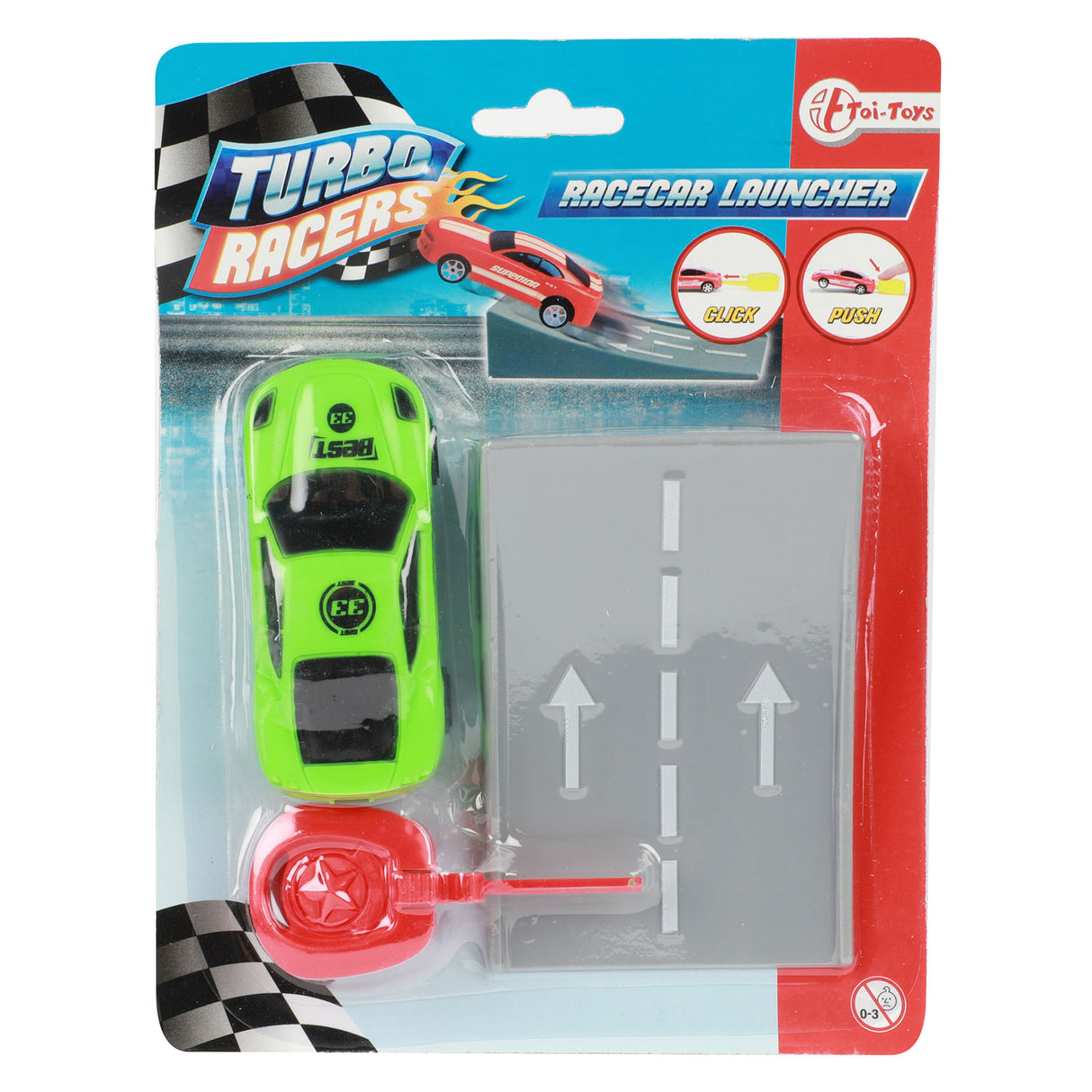 Turbo racers shoot rally car with ramp