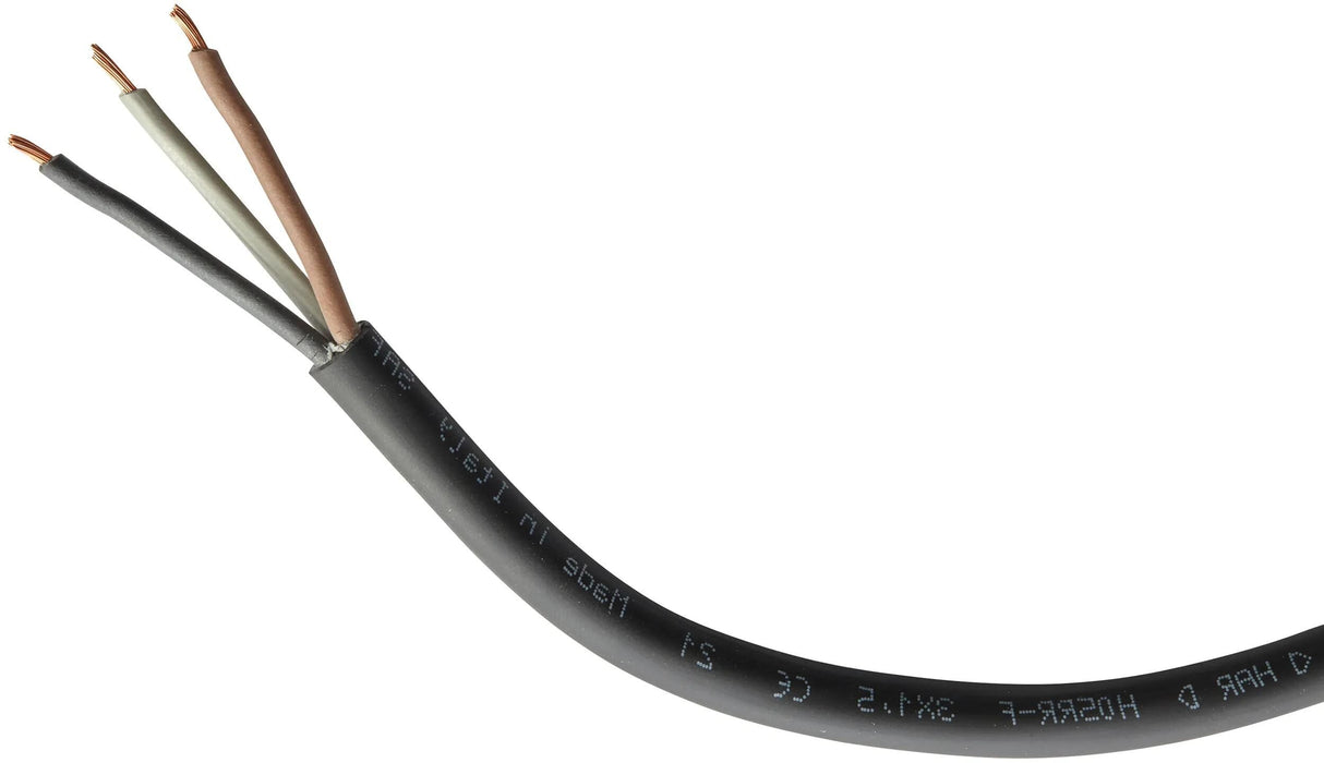 Hella gummikabel gu. kabel 3 x 1,5 sort