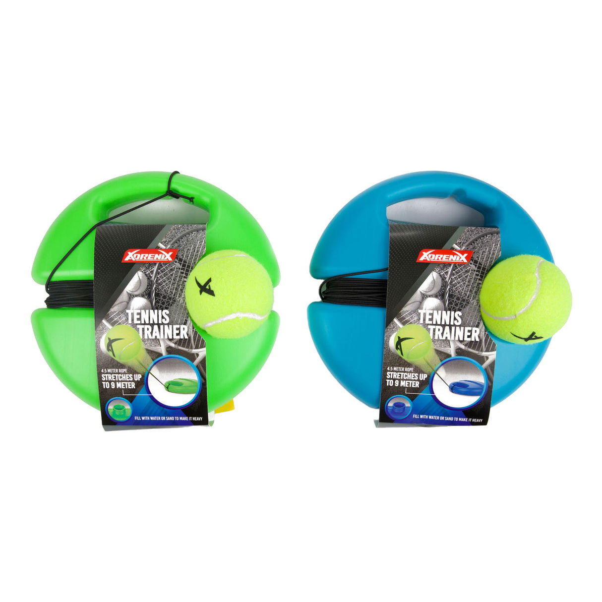 Adrenix Tennis Trainer med bold på elastik