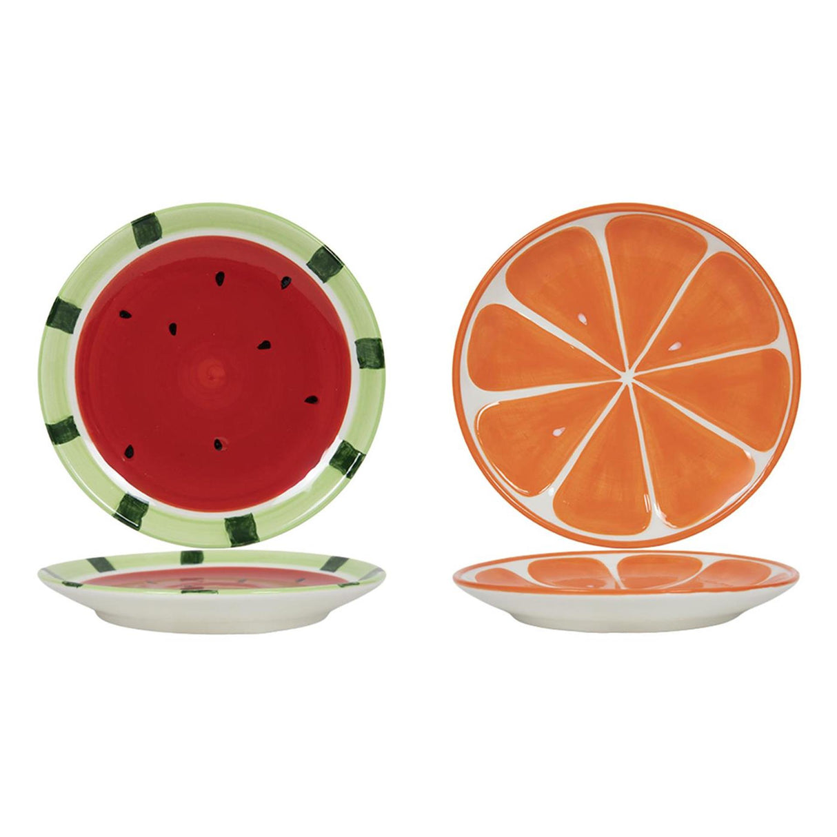 Frugttallerken melon eller appelsin 18cm