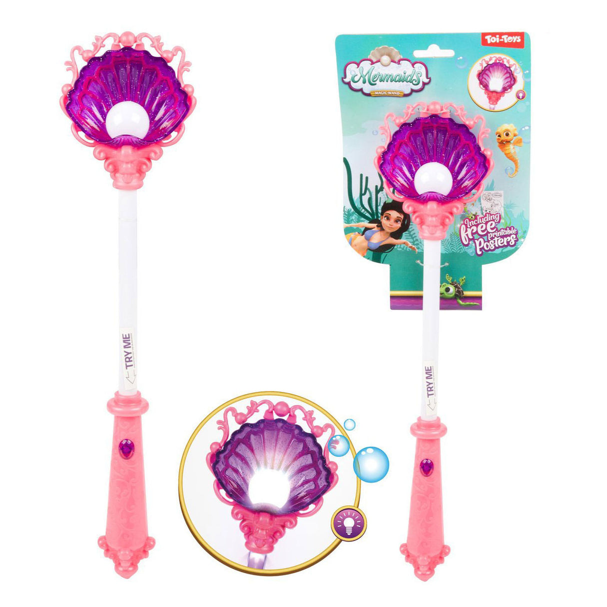 Toi-Toys Magic Leg Pearl med lys