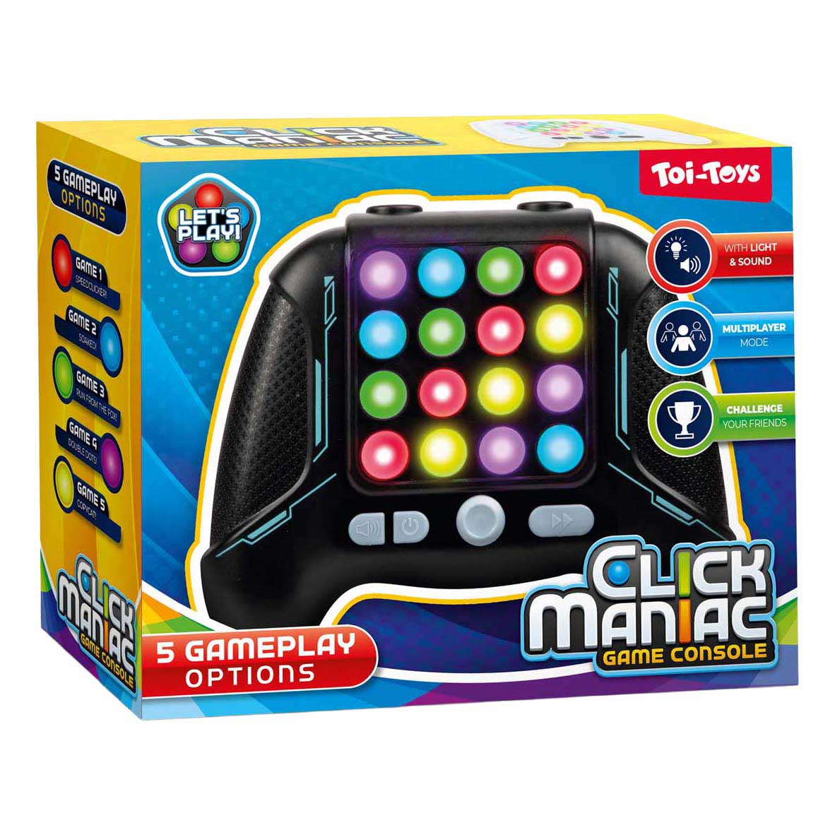 TOI-Toys jager let elektronisk spilspilkontrol 5in1
