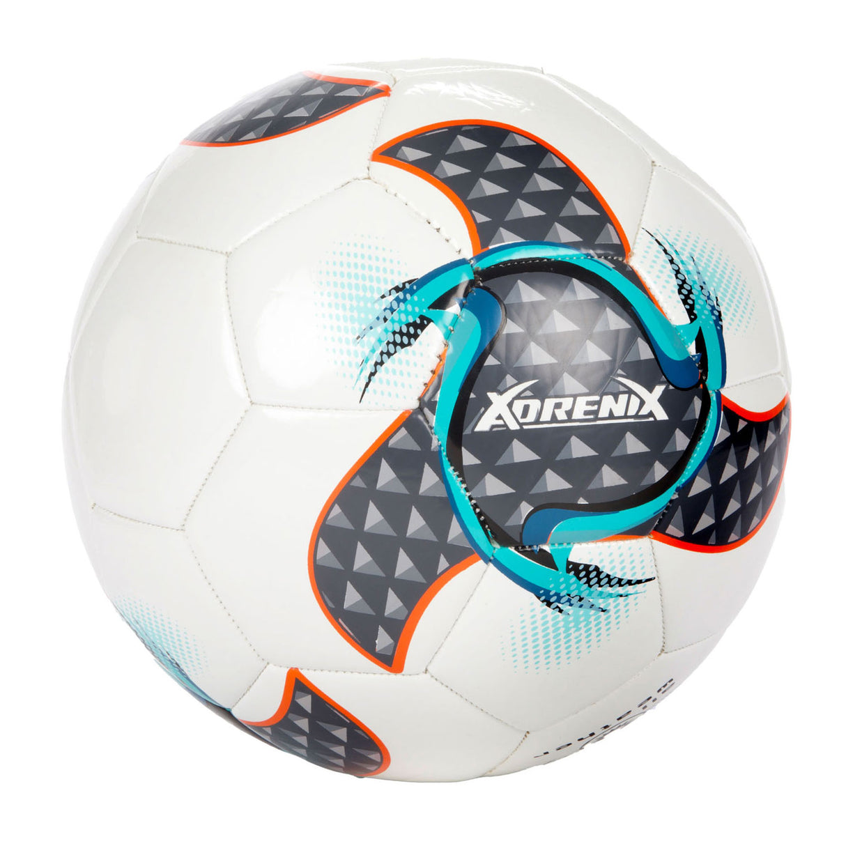 Adrenix fodbold hybrid tech 23cm - farverigt fodbold kunstlæder.