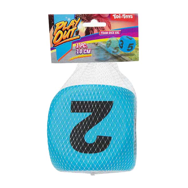 Toi-legetøj Toi-legetøj udspil skumterninger xxl bright 10cm 4 assorteret