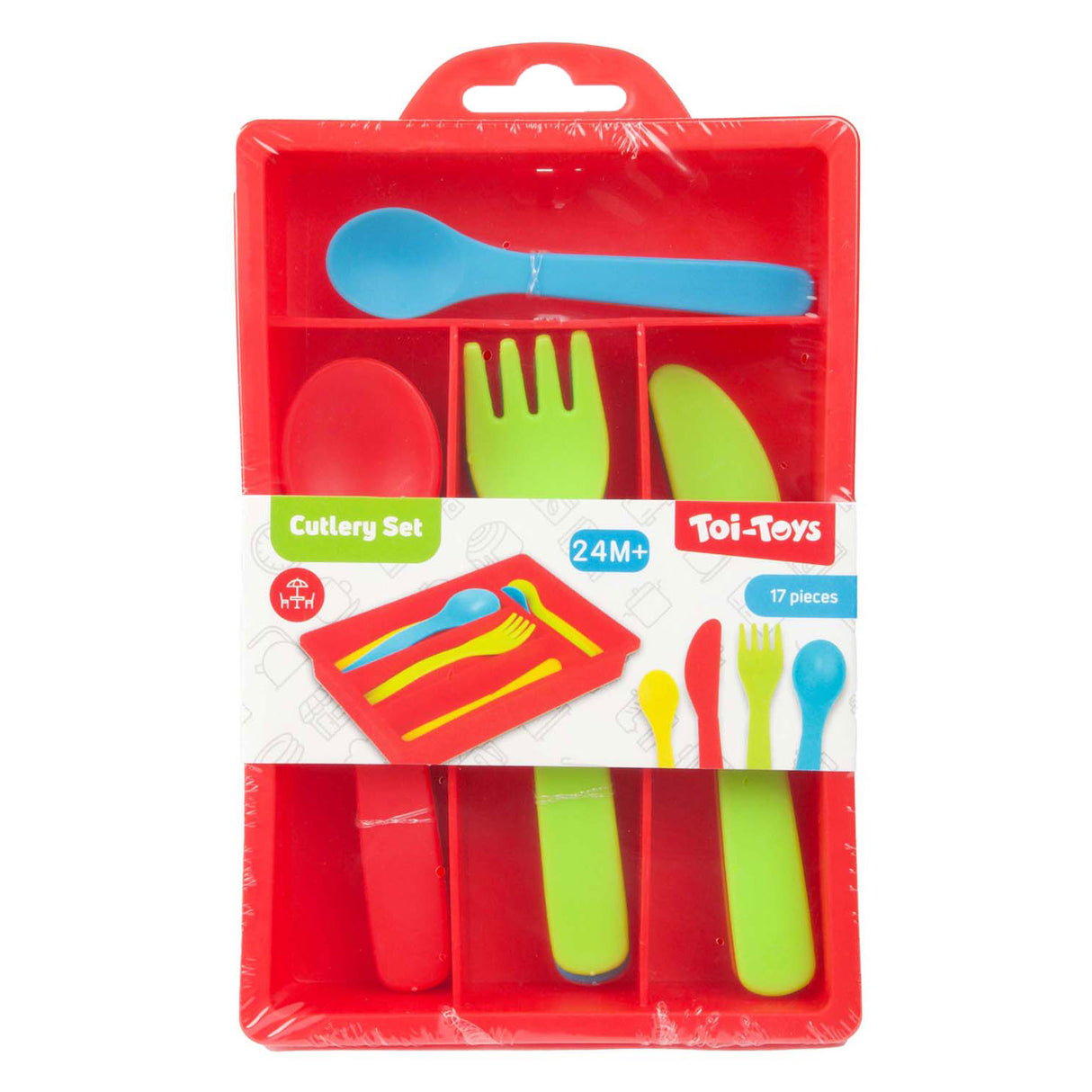 Toi-toys hjemmemadsbestiksæt med bakke, 16 stk.