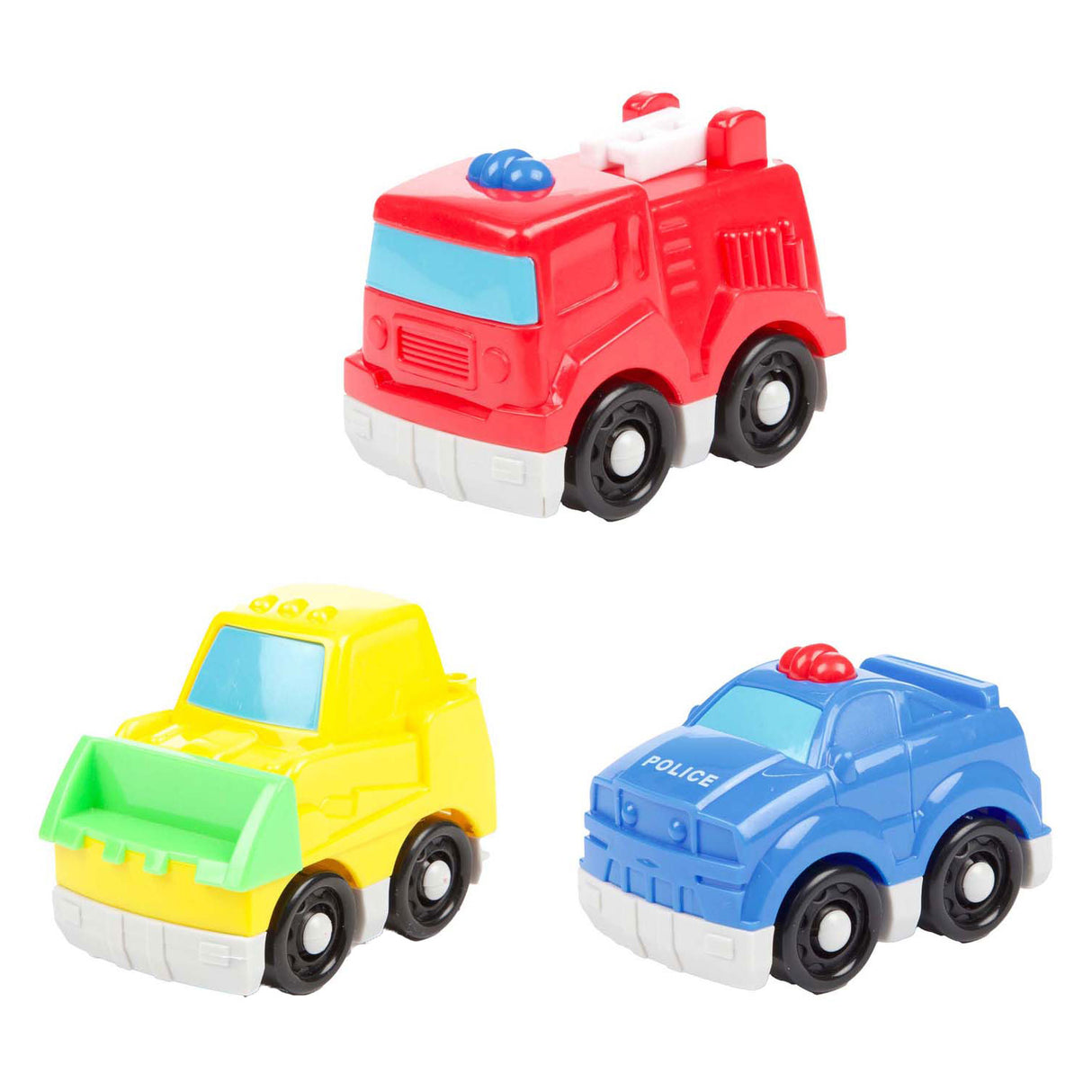Toi-legetøj små stjerner baby minibil, 6,5 cm