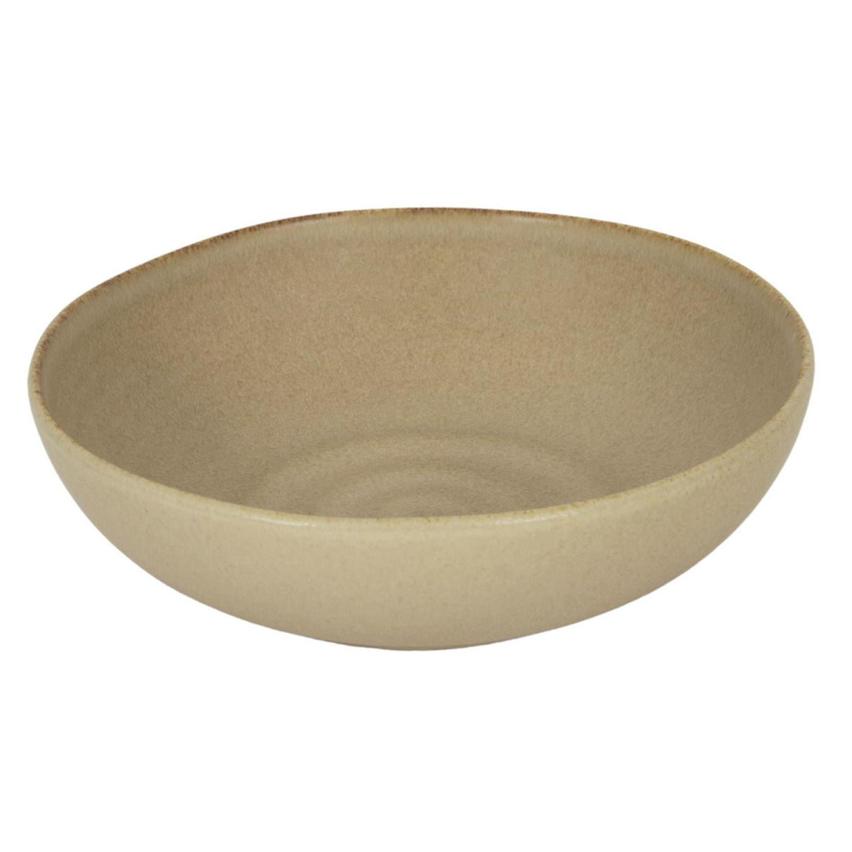Skål ler beige 17x6,5cm 740ml æske med 6 stk