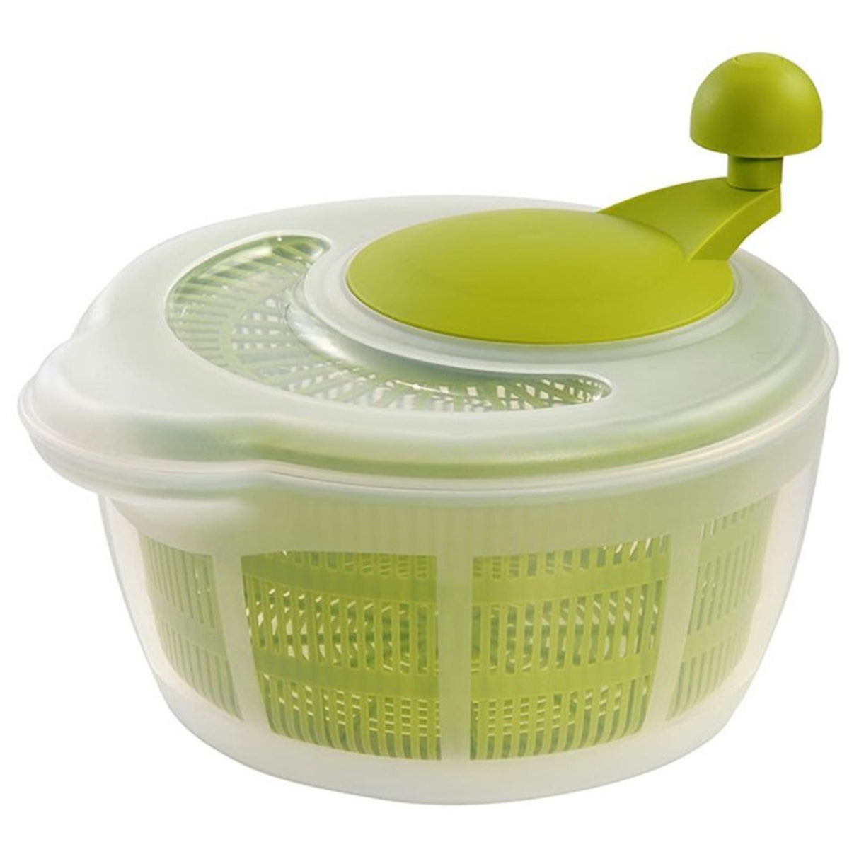 Westmark salatspinner, kapacitet: 5 l, ø 26 cm, plast, BPA-fri, fortuna, farve: transparent grøn, 2432224a