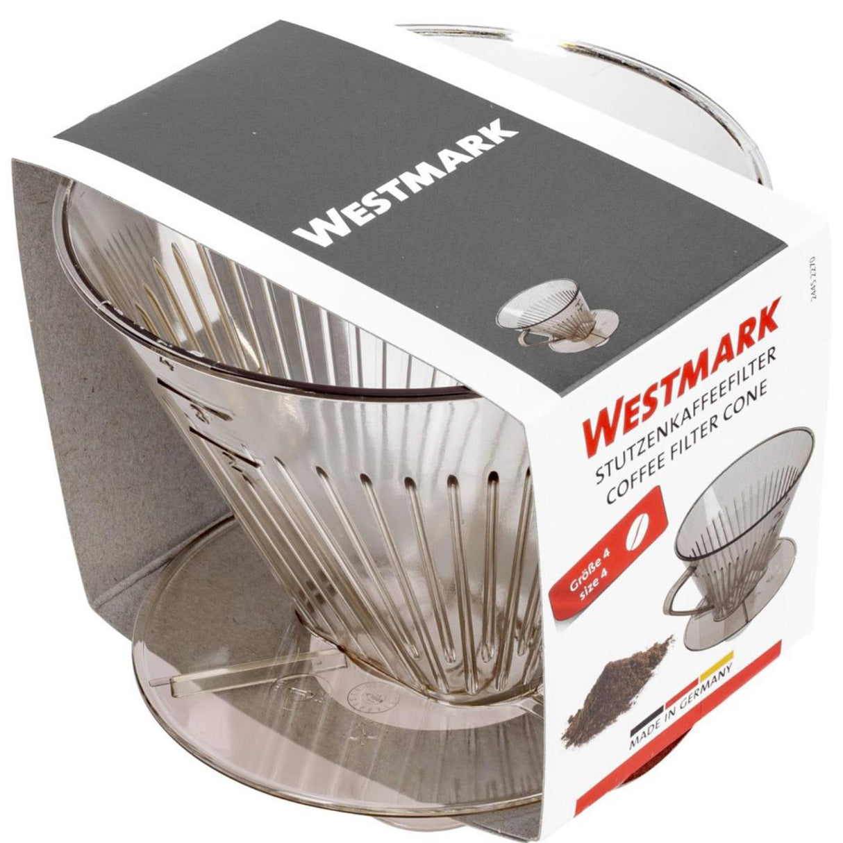 Westmark kaffefilterholder med gennemsigtig tud nr. 4
