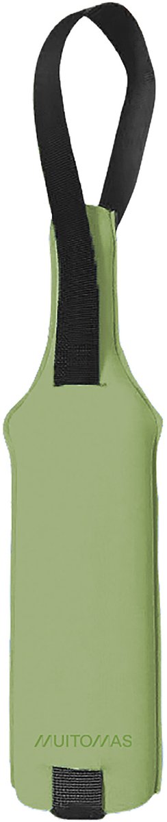 Muitomas flaskebærepose - neopren - isolerende - robust, holdbar - grøn