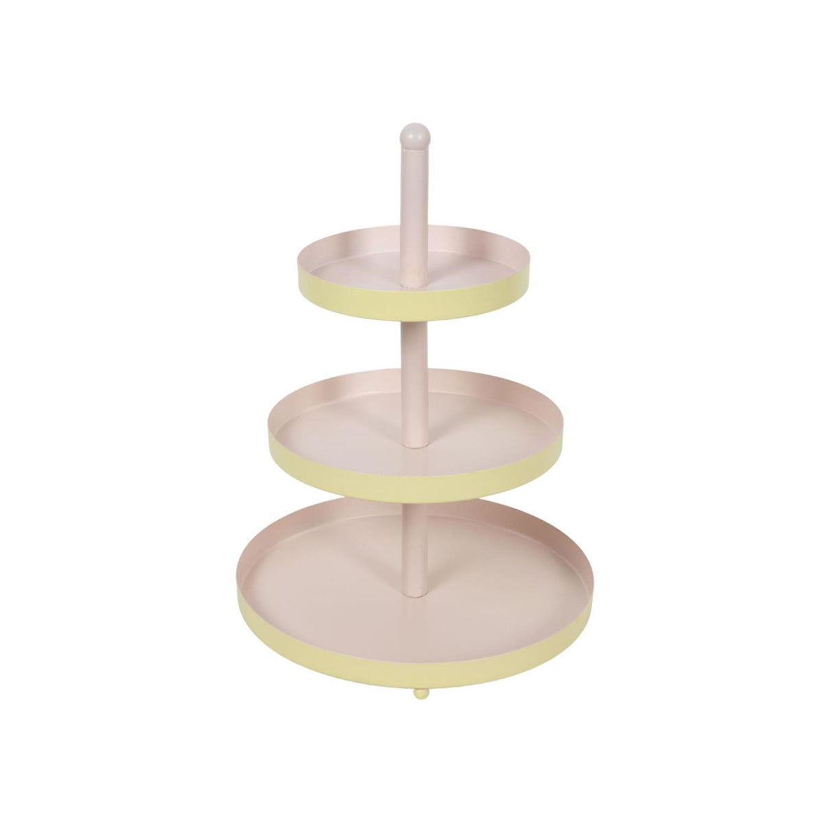 Etagere metal 3-lags ø25xh35cm