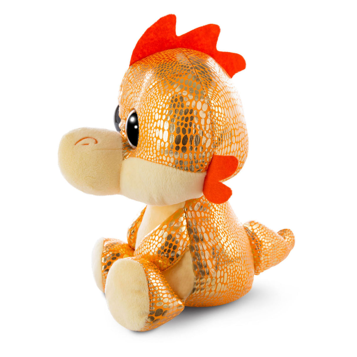 Nici glubschis plush cuddly toy dragon orange yo-yo, 15cm