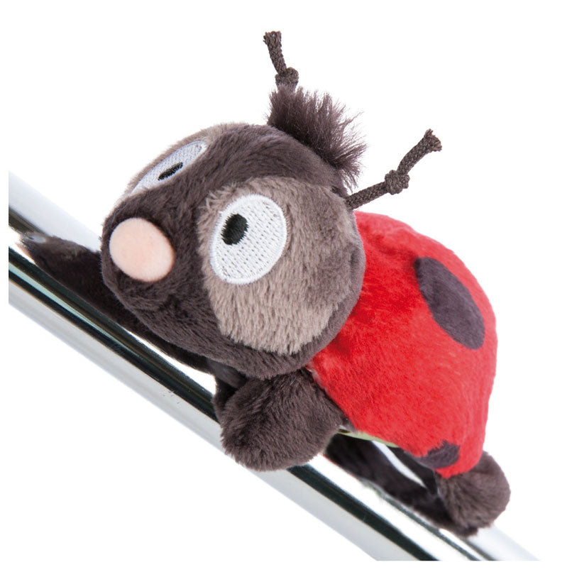 Nici mag plys legetøj mariehøne lennybug med magnet, 11cm