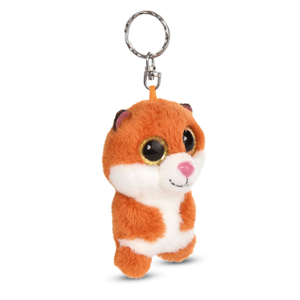 Nici Glubschis Pluchen Keychain Hamster Stubbi, 9 cm