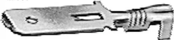 Hella fladstik klingeterminal 0,5-1,0 10 blank 2,8x0,8mm