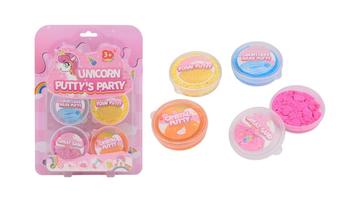 Johntoy john toy unicorn putties festkort a 4