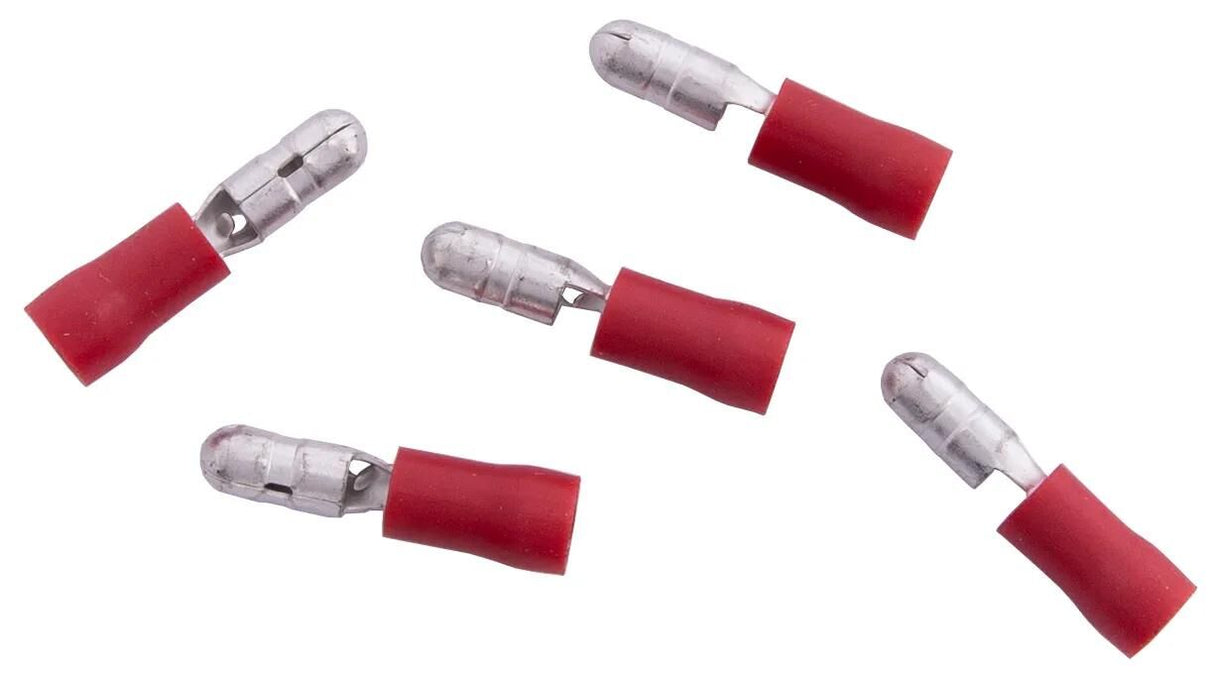 Dresselhaus beefstecker rund stik, 4mm isoleret, 0,25-1,0 qmm