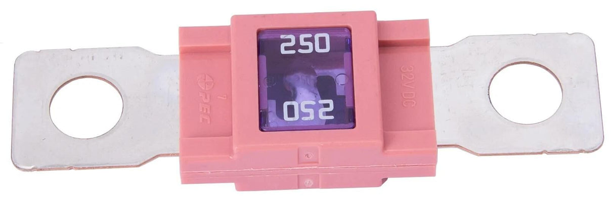 Dresselhaus højstrømssikring mega beskyttelse mega 250a pink m. skrueforbindelse