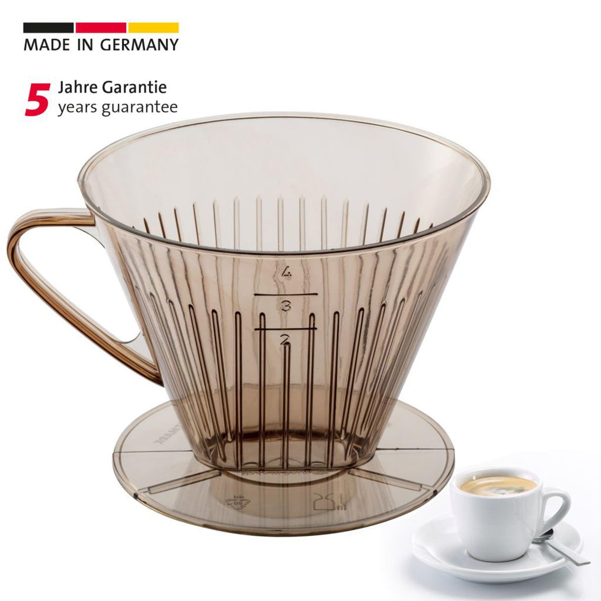 Westmark kaffefilterholder, filterstørrelse 4, til op til 4 kopper kaffe, 24542261