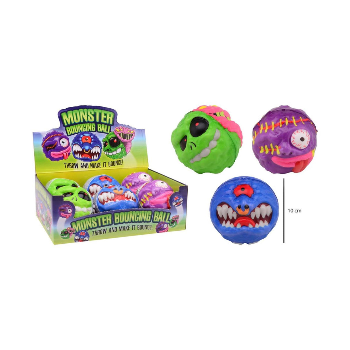 Johntoy john legetøj hoppende monster 10cm