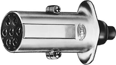 Hella stik 7 polet 24v din 72579 euro-tog