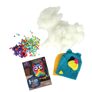 Intet mærke håndværk tastic pom owl kit | 2 stk