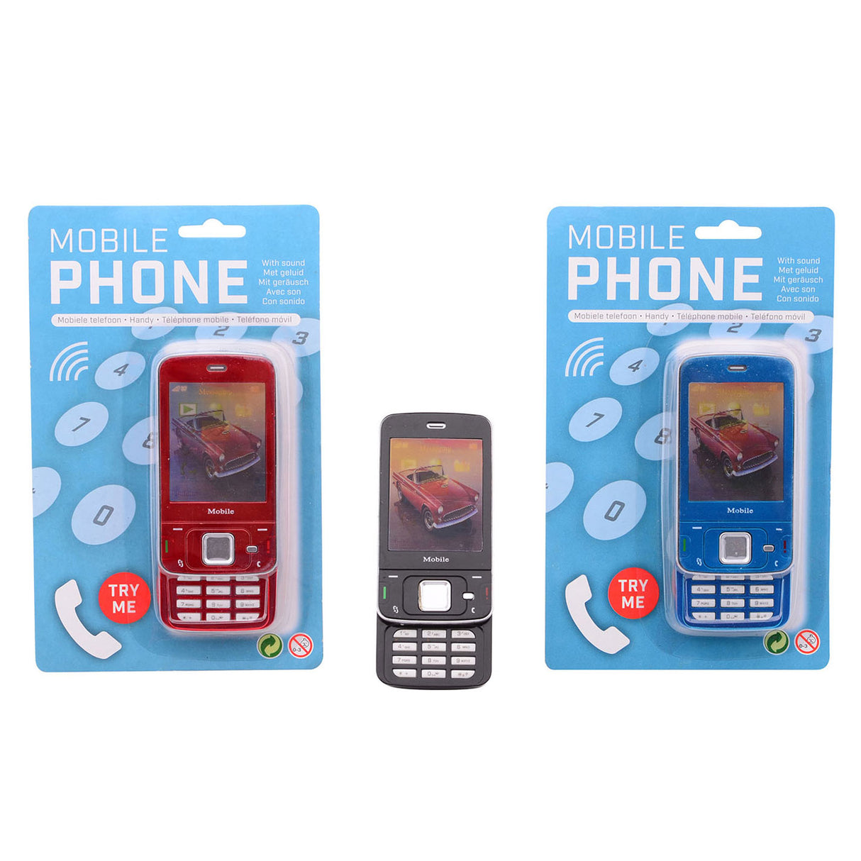Johntoy mobiltelefon med lyd