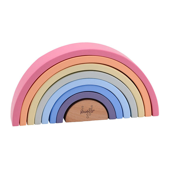 JOUECO WOODEN RAINBOW, 8DLG.
