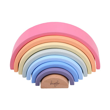 JOUECO WOODEN RAINBOW, 8DLG.