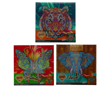 Grafix canvas diamantmaleri tiger, 30x30cm