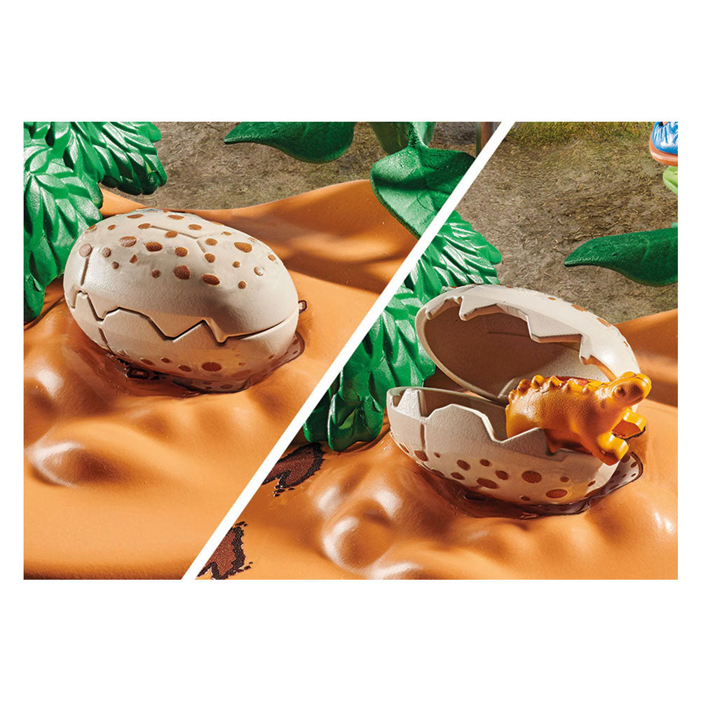 Playmobil Dinos Stegosaurusnest med ægstyv 71526