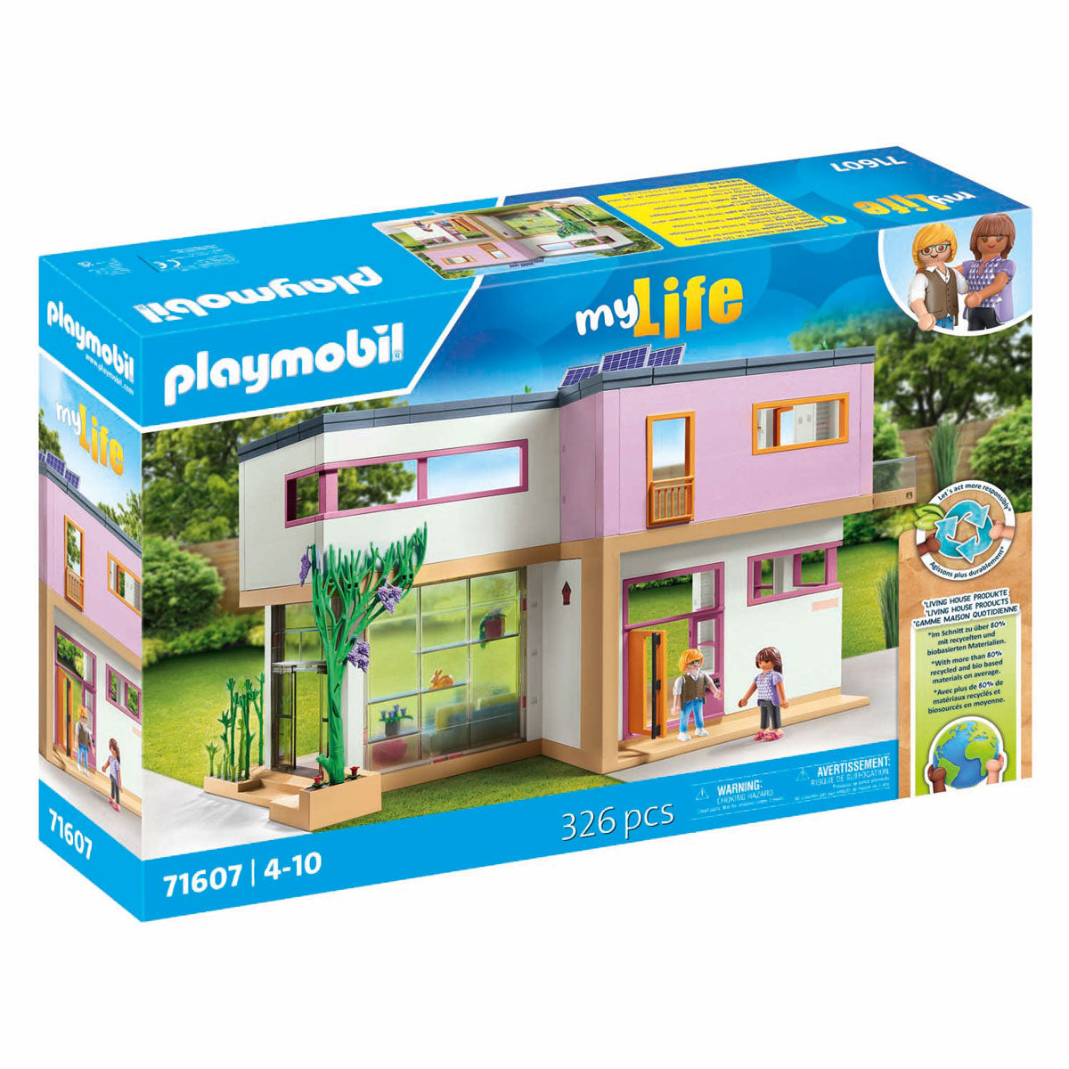 Playmobil mit liv hus med vinterhave - 71607