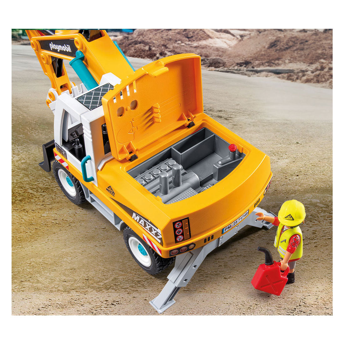 Playmobil action heroes stor gravemaskine 71749