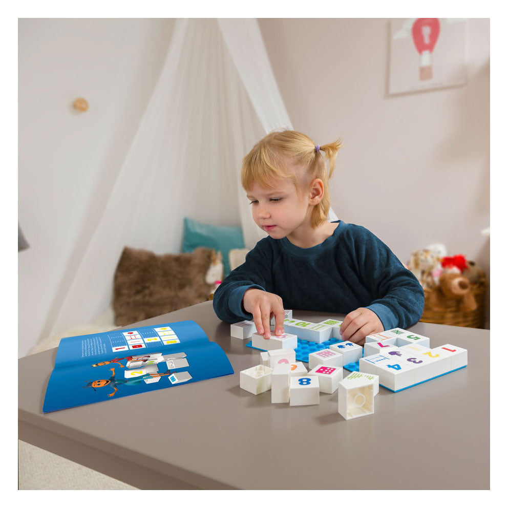 Hubelino Numbers Leather Learning Blocks, 85dlg.