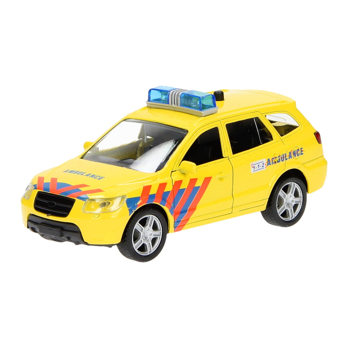 Johntoy superbiler trykstøbte nødtjenester - ambulance