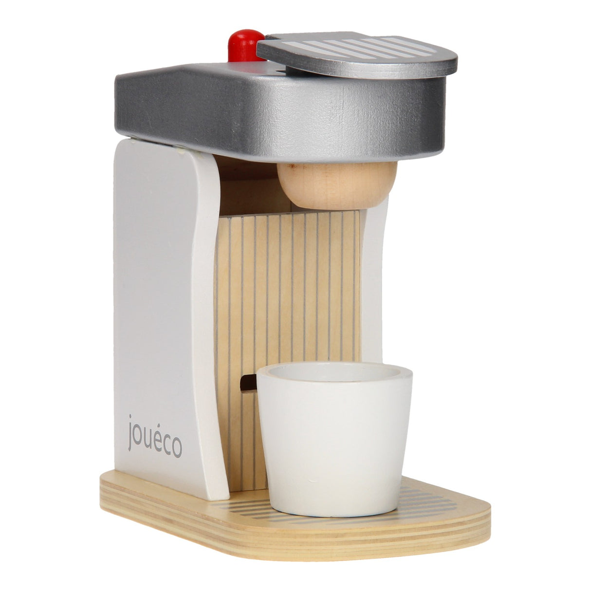 Jouéco kaffemaskine i træ med tilbehør