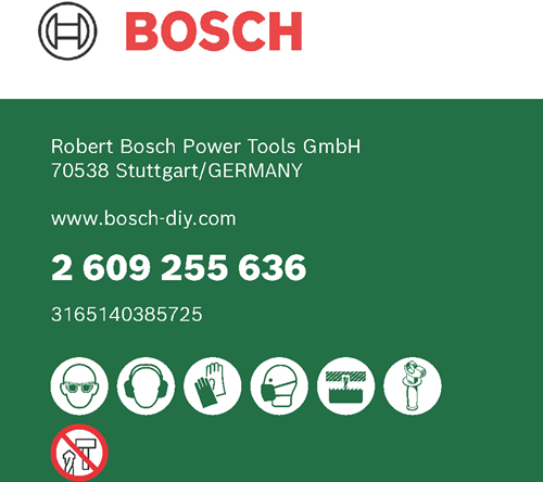 Bosch tilbehør hulsavsæt | 44 mm 7-delt - 2609255636
