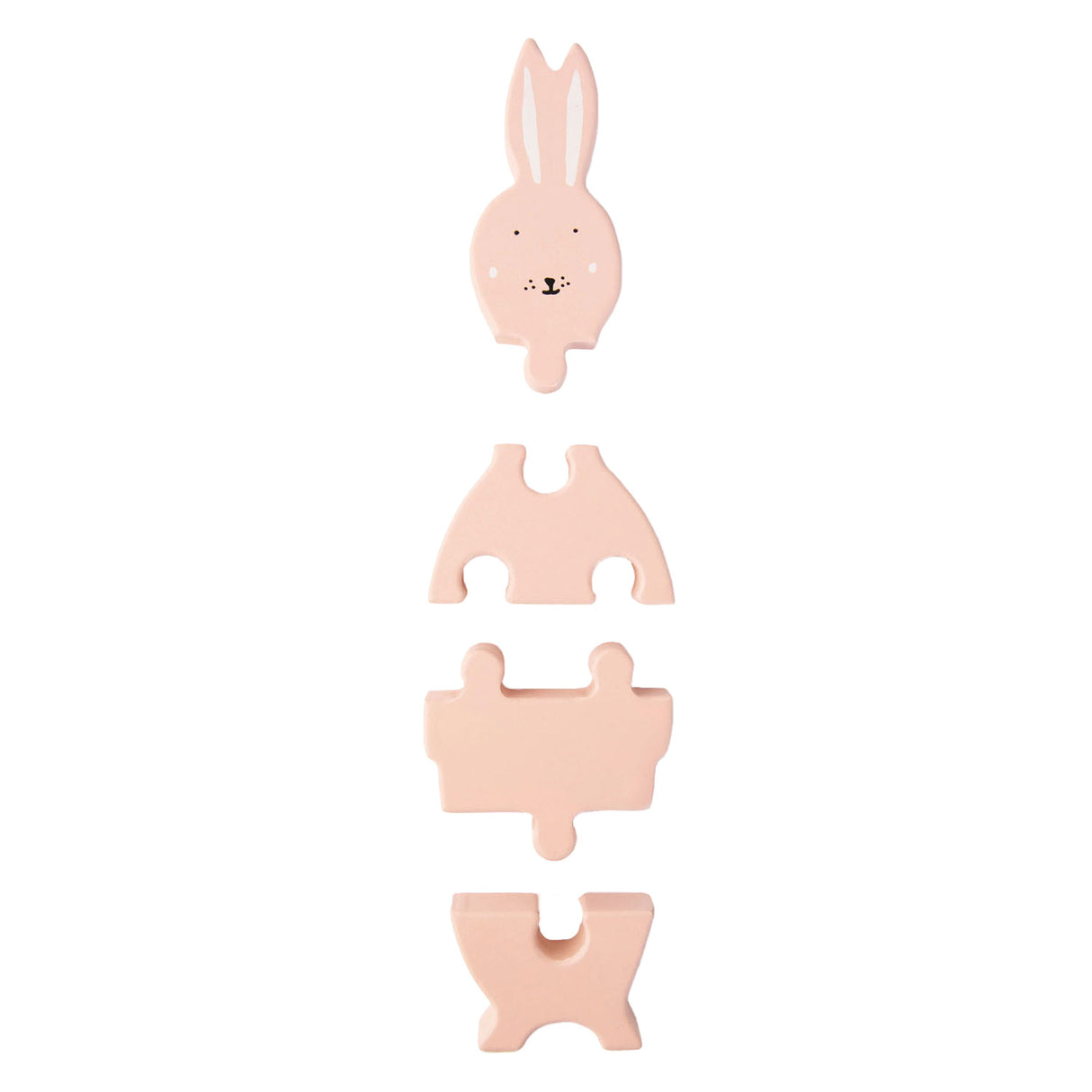 Trixie Wood Animal Tidligere puslespil fru Rabbit, 4 ..